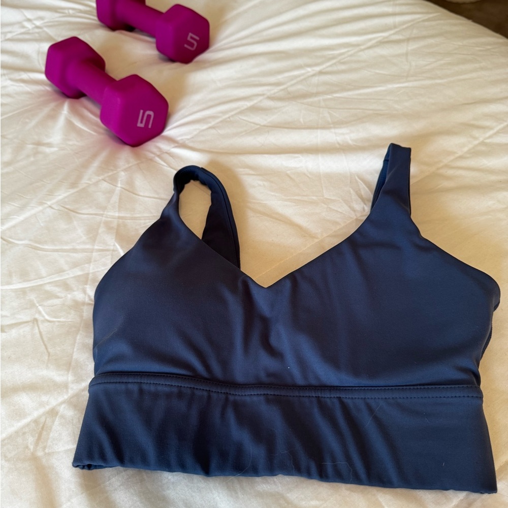 Women's Navy Blue Sports Bra